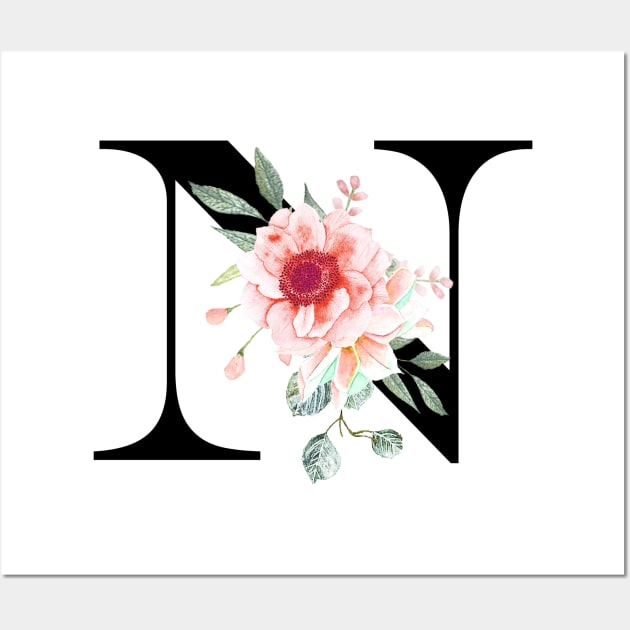 LETTER MONOGRAM N Wall Art by LatiendadeAryam